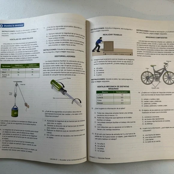 Steck-Vaughn Ciencias GED Preparation Book - Picture 2 of 4
